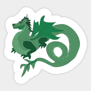 Green Drogon Sticker